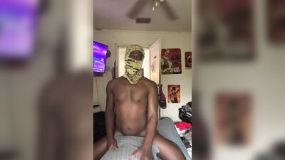Me Fucking My Pillows In Different POVs with my ski mask on