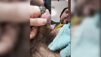 Kevy 69's First try Hands Free Orgasm & CUMIN Behind a Pinky