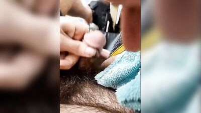 Kevy 69's First try Hands Free Orgasm & CUMIN Behind a Pinky