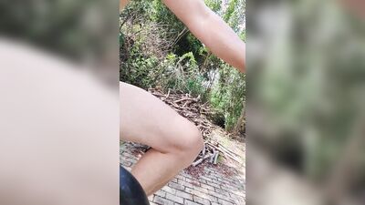 Ride a bike naked