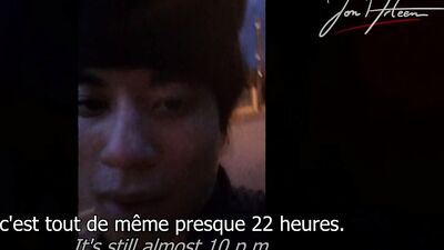 VLOG Outdoors, Jon Arteen talks, masturbates, ejaculates sperm in a wheat field Young Asian twink who likes to show his face