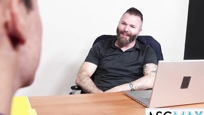 FamilyCreep - Latino Jock Barebacks Older Man In HIs Office