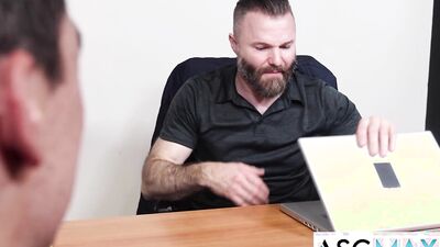 FamilyCreep - Latino Jock Barebacks Older Man In HIs Office
