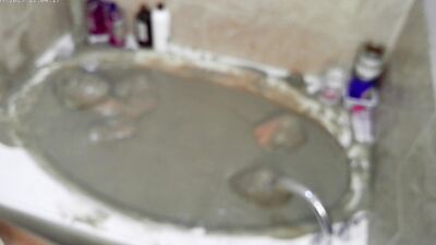 Pleasureable Solo Mudbath at Home 6