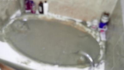 Pleasureable Solo Mudbath at Home 6