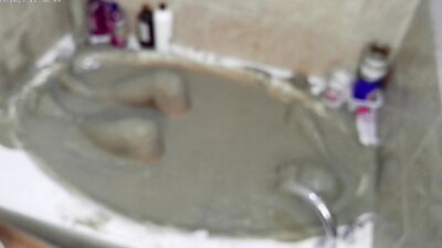 Pleasureable Solo Mudbath at Home 5