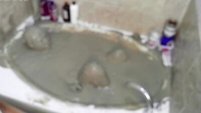 Pleasureable Solo Mudbath at Home 5