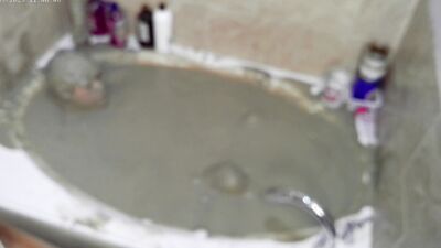 Pleasureable Solo Mudbath at Home 4