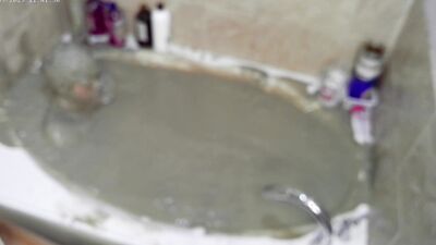Pleasureable Solo Mudbath at Home 4