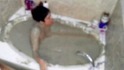 Pleasureable Solo Mudbath at Home 3