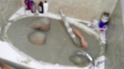 Pleasureable Solo Mudbath at Home 3