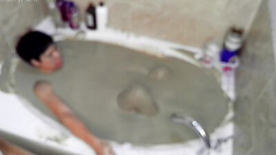 Pleasureable Solo Mudbath at Home 2