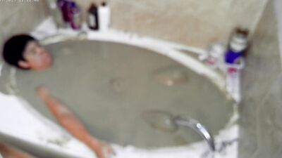 Pleasureable Solo Mudbath at Home 2