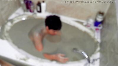 Pleasureable Solo Mudbath at Home 2