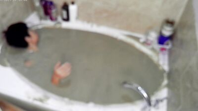 Pleasureable Solo Mudbath at Home 2