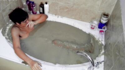 Pleasureable Solo Mudbath at Home