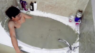 Pleasureable Solo Mudbath at Home