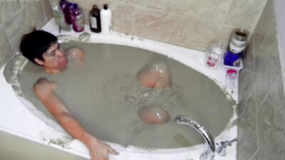 Pleasureable Solo Mudbath at Home