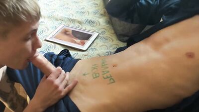 Big cock guy fucked hard sweet twink's tight asshole