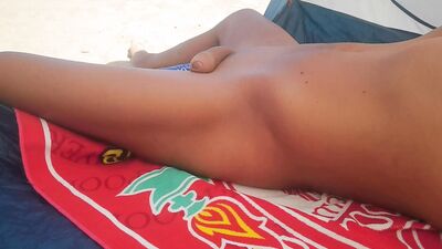 Trying Not To Get Caught Hard Watching Teens On The Nude Beach
