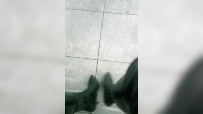 Thigh high boots shemale masturbation