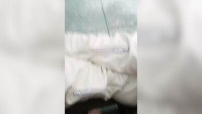 Thigh high boots shemale masturbation