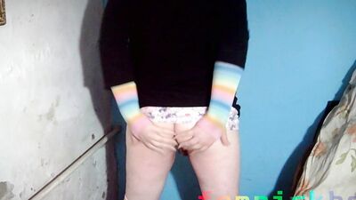 Chubby naughty sissy femboy with fat ass