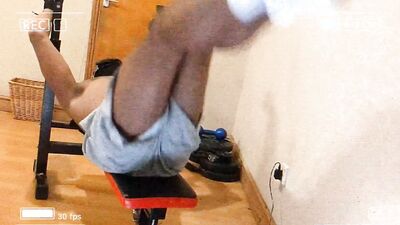 Big Bulge In Loose Shorts Workout Compilation