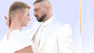 MasonicBoys Suited sexy stud Marco Napoli barebacks super cute twink