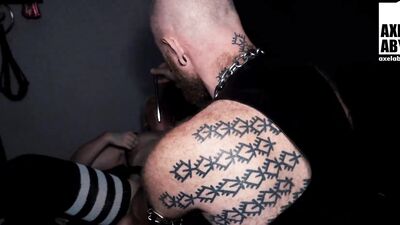 Axel Abysse Inserts Metal Rod On Fellball Big Dick