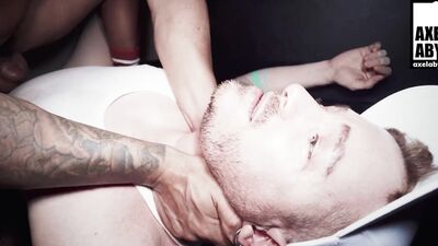 Tattooed Hunk Kemono Dragon Hand Fisted Axel Abysse