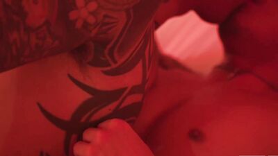 Horny Damian Dragon Enjoys Threesome Fantacy With Kenn