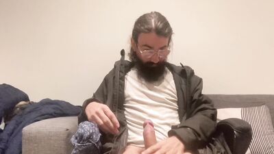 Guy with Cerebral Palay Edging hit Fat Dick