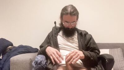Guy with Cerebral Palay Edging hit Fat Dick