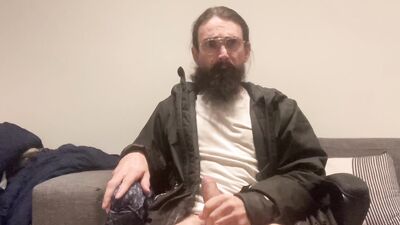 Guy with Cerebral Palay Edging hit Fat Dick