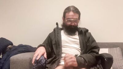 Guy with Cerebral Palay Edging hit Fat Dick