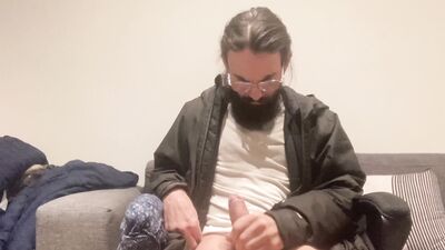 Guy with Cerebral Palay Edging hit Fat Dick