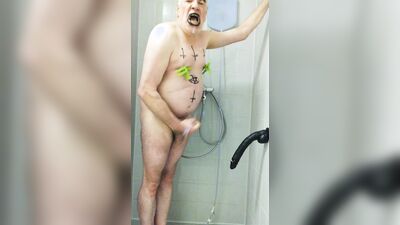 Satan slave Gerard takes urine enema on orders of Satan