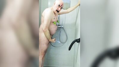Satan slave Gerard takes urine enema on orders of Satan