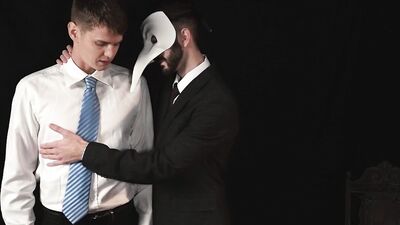 MasonicBoys Sleazy ceremonial suited gay Sage Roux fucked hard