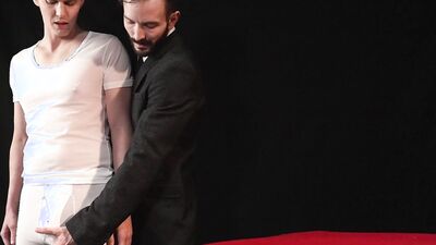 MasonicBoys Hot sexy suited DILF Tucker Barrett barebacks cute twink