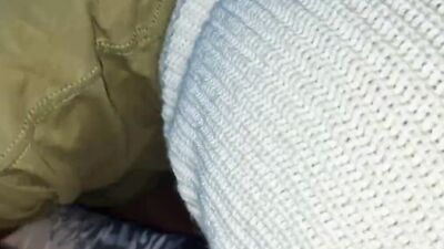 Roadside fucking of a stranger bareback with hot cum in ass and mouth! ????