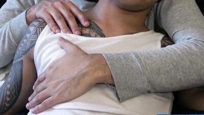 Tattooed Gael Macias Loves Cecil Rose Cock Massage