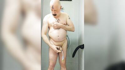 satan slave take a Urine Enema 4 Quart