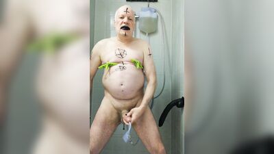 satan slave take a Urine Enema 4 Quart