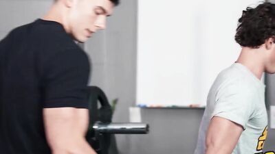 SEAN CODY - Clark Reid & Danny Fantasy Play With Each Other's Dicks At The Gym Then Daniel Comes In & Joins For A 3some