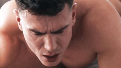 MEN - Muscular Stud MrDeepVoice Licks Dean Young's Hole, Then Fucks Him Hard In Doggystyle