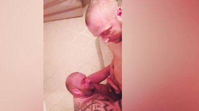 Three lads fuck hard in spit roast threesome raw bareback sex