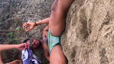 CRUISING ON THE BEACH WITH STRANGER