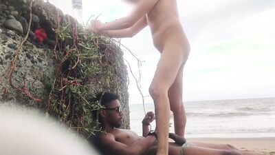 CRUISING ON THE BEACH WITH STRANGER